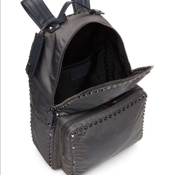 VALENTINO GARAVANI
Pewter Rockstud Trim Backpack - Picture 2 of 2